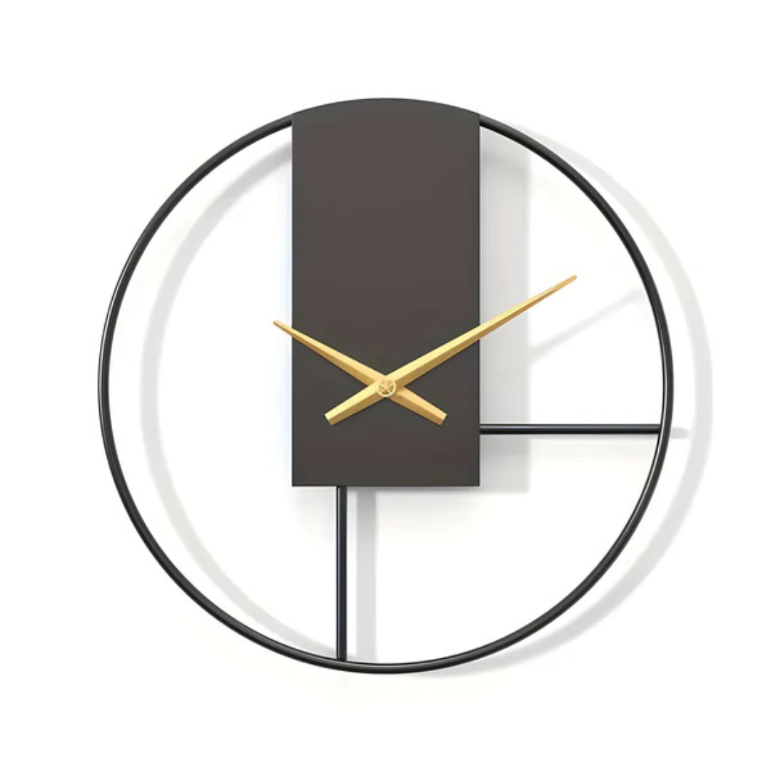 Aurum - Schlanke Minimalistische Wanduhr | Eleganz und Stil ohne Geräusche