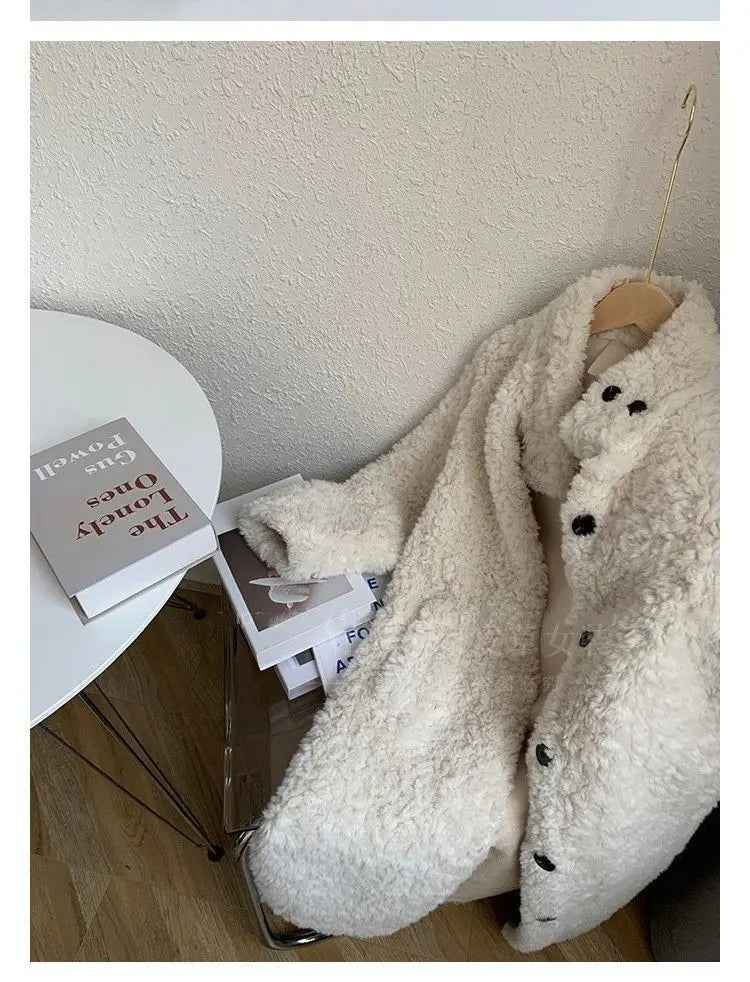 Julia | eleganter Damenkunstpelzmantel