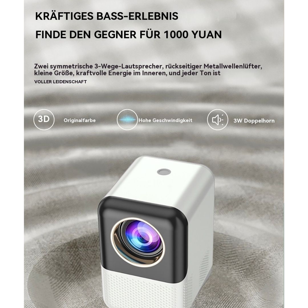 Mini-HD-Heimkinoprojektor - Tragbar