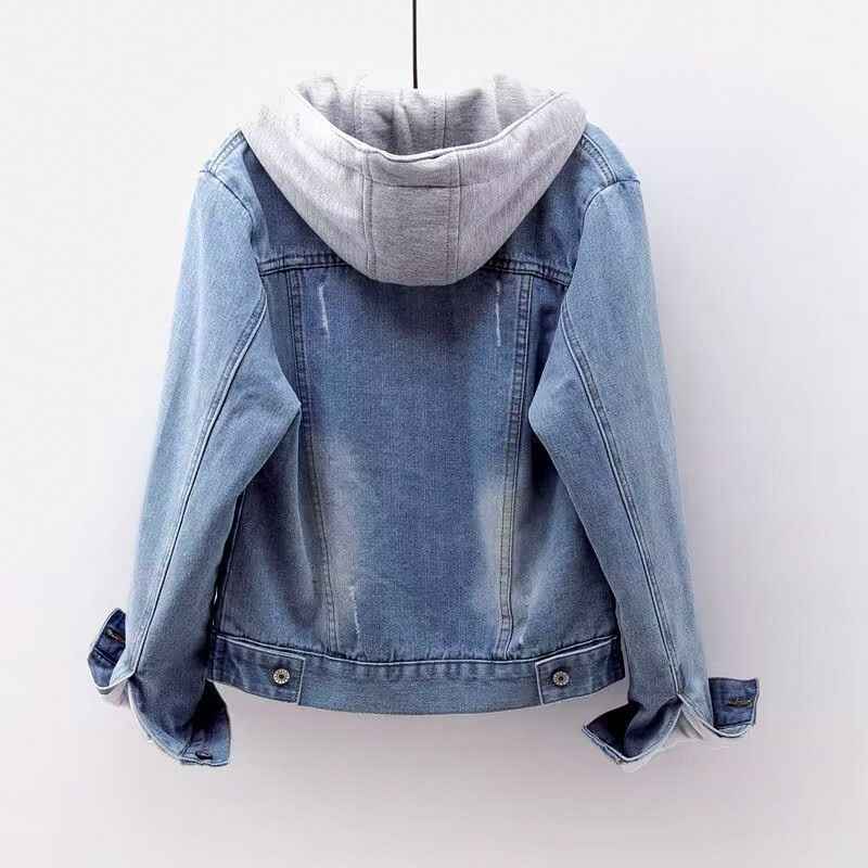 Aria Denim Kapuzenjacke