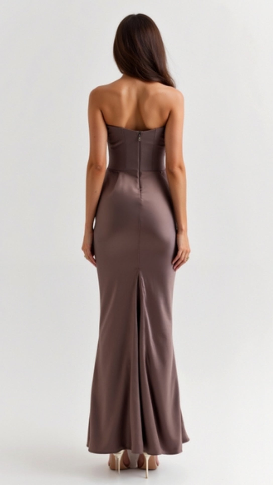 Damen Etui-Maxikleid - Elegantes Kleid für Hochzeitsgäste
