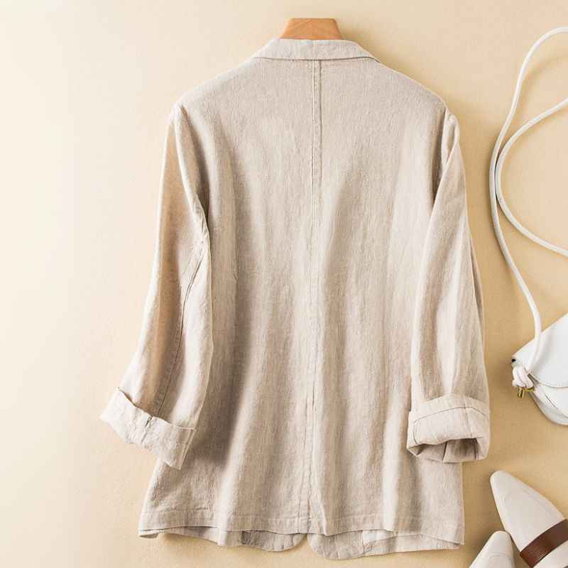 Vivienne Prestige Baumwolle-Leinen Blazer