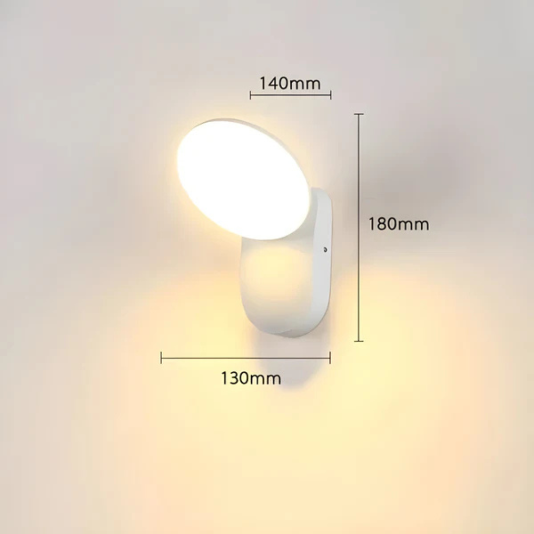 Solana - Wasserdichte LED-Außenleuchte mit Bewegungssensor für zusätzliche Sicherheit und Effizienz