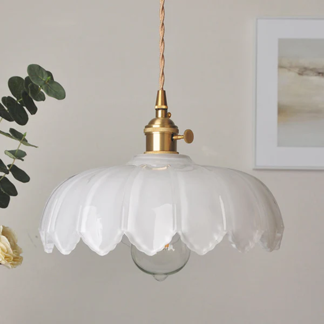 Xyvora - Elegante Vintage-Glas-Hängelampe für eine Einzigartige Atmosphäre