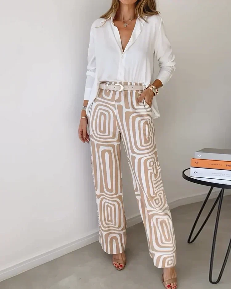 Kombination für Komfort und Stil für einen schicken und lässigen Look