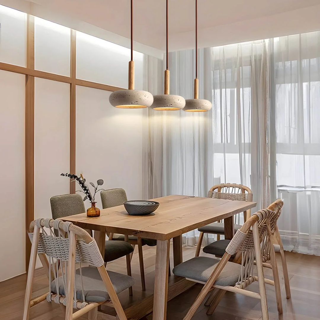 Faustina - Elegant Hängelampe im Luxus Travertin-Design