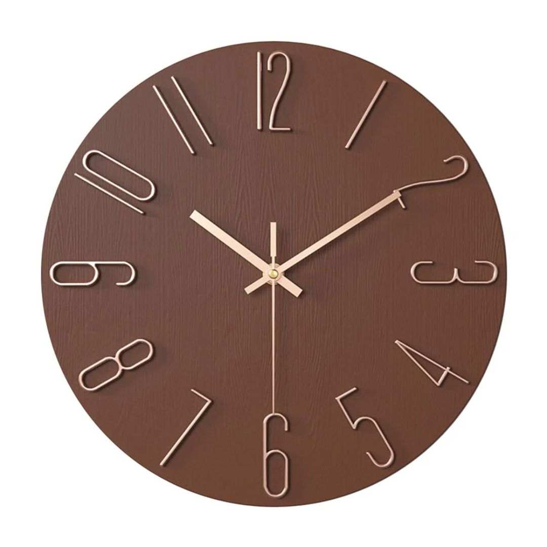 Noble - Stilvolle moderne Wanduhr für ein elegantes Wohnzimmer
