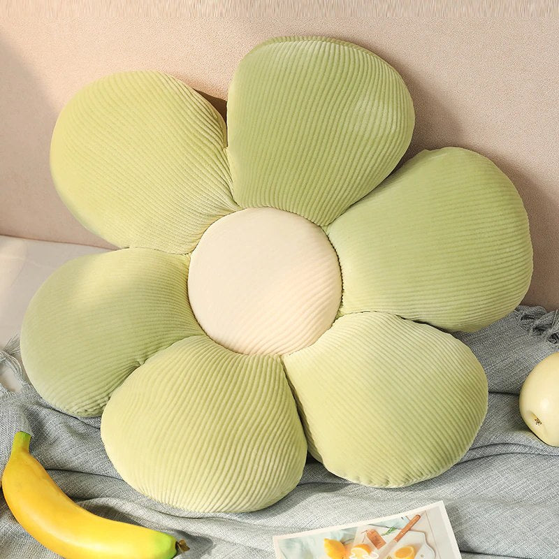 Aureara - Elegantes blumenförmiges Dekokissen für stilvolle Dekoration