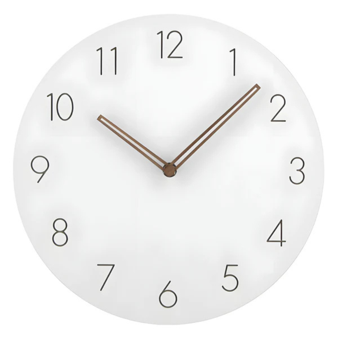 Nork - Elegante minimalistische Holz-Wanduhr für moderne Dekoration