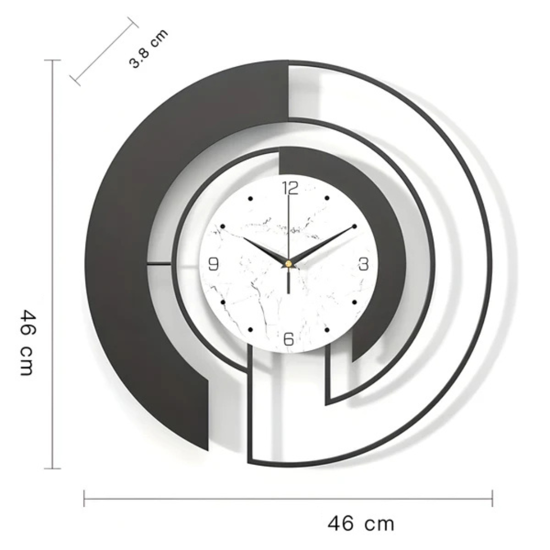 Arc - Klare und stilvolle Wanduhr für ein modernes Erscheinungsbild