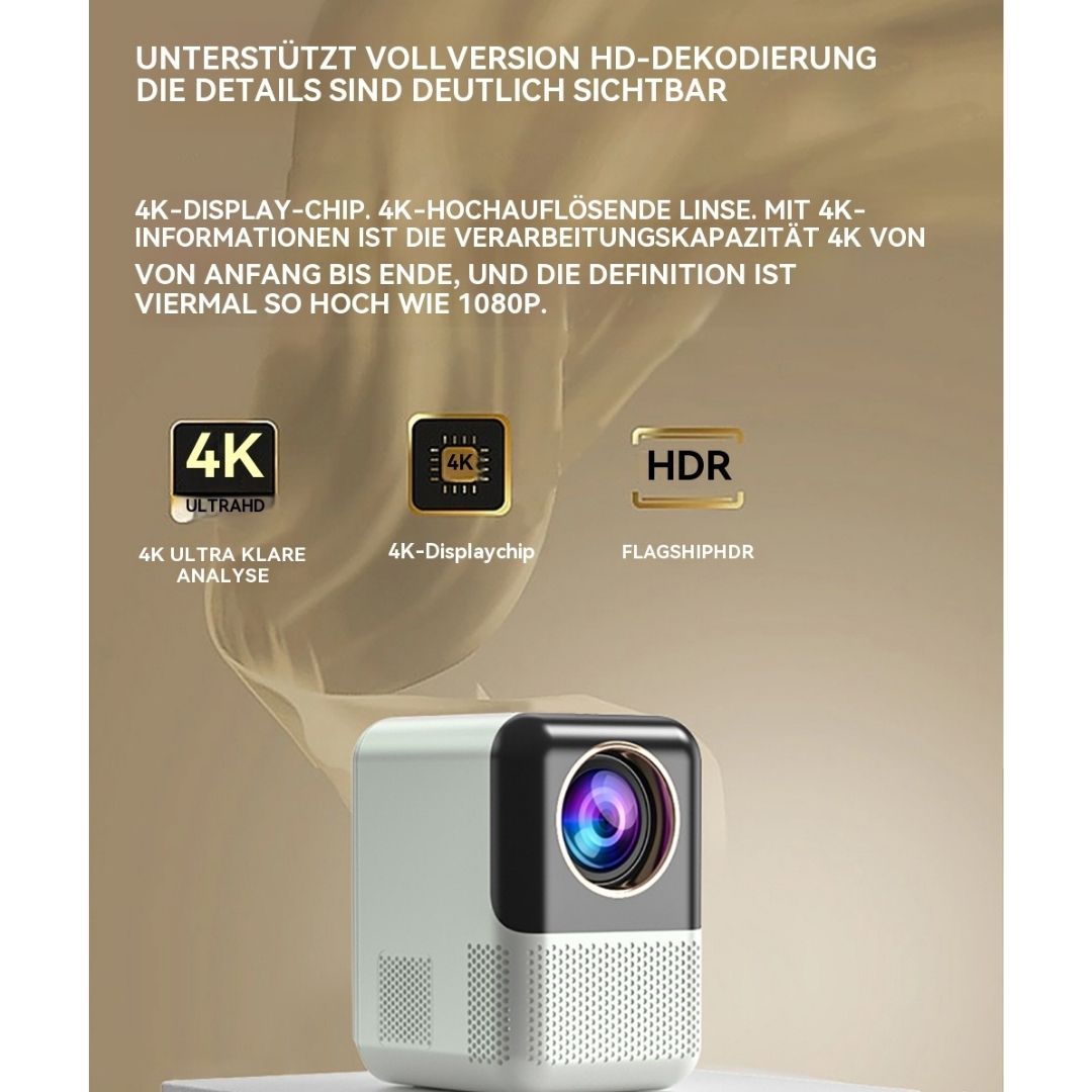Mini-HD-Heimkinoprojektor - Tragbar