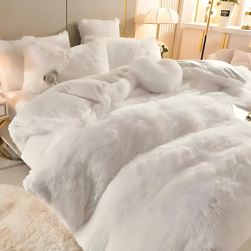 Zephariel - Luxuriöses 3-teiliges Flanell-Bettwäsche-Set für renovierte Herbst- und Winternähte