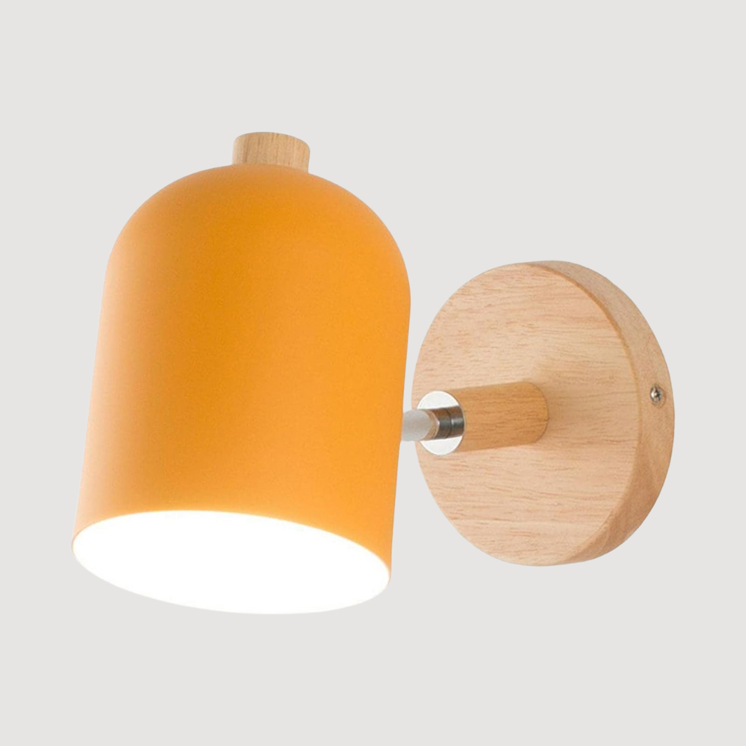 Drelis - Elegante Skandinavische Holz-Wandleuchte für eine warme und stilvolle Atmosphäre