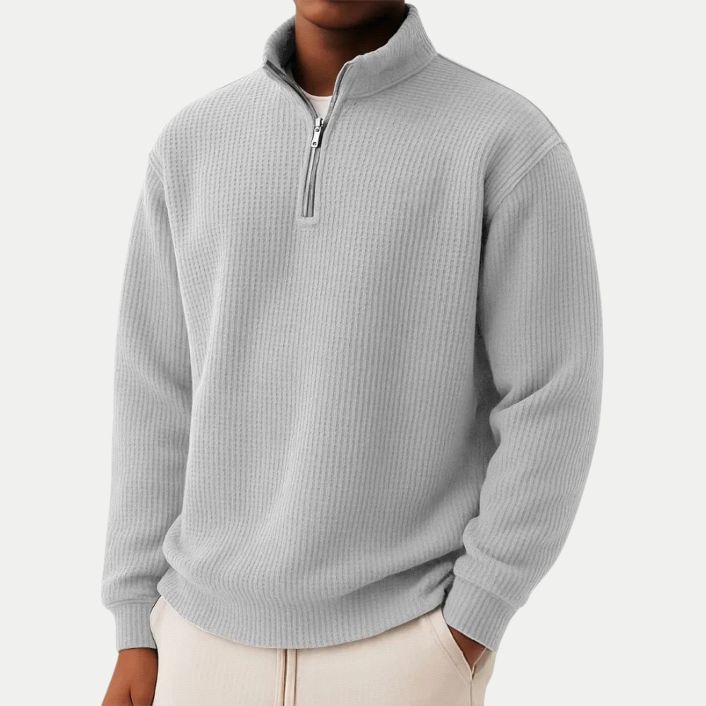 Carter Zeitloser Strickpullover mit Reißverschluss am Kragen Damen