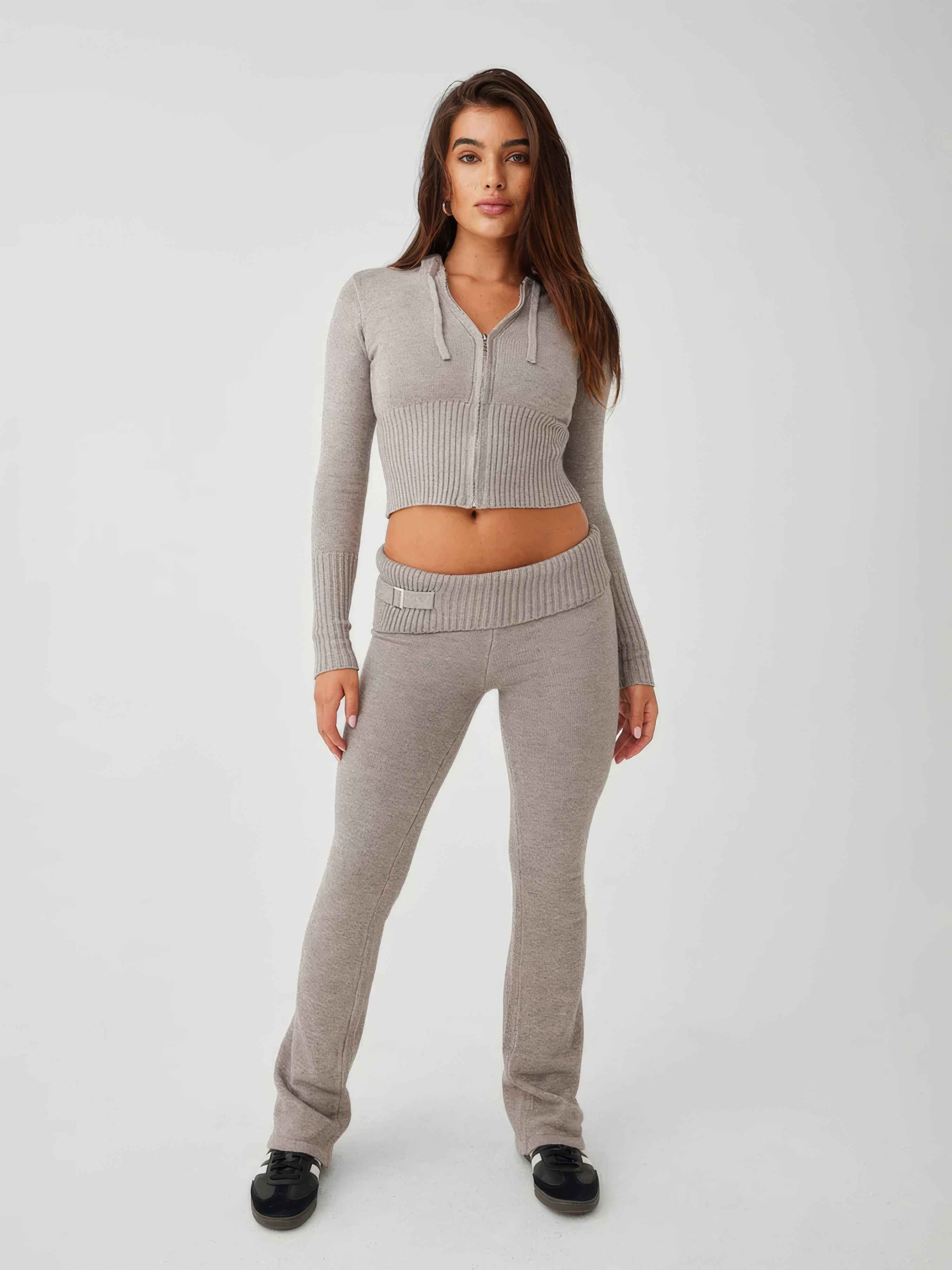 Luxuriöses Winter-Mantel-Set für einen eleganten abgestimmten Look