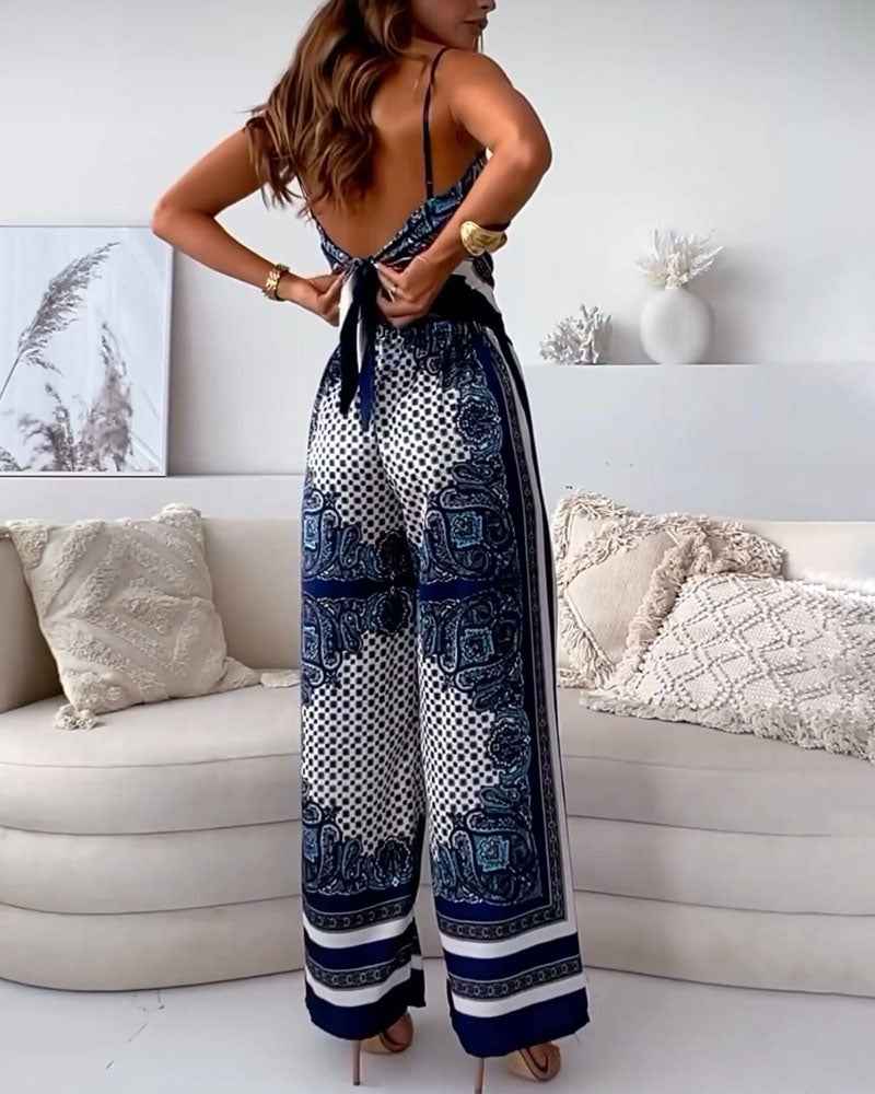 Modischer Schnürbare Weste und Zweiteiliges Outfit-Set