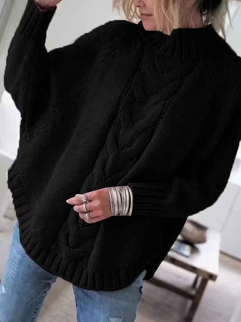 PAMELLA – Oversized-Kordelstrickpullover für einen bequemen und eleganten Stil