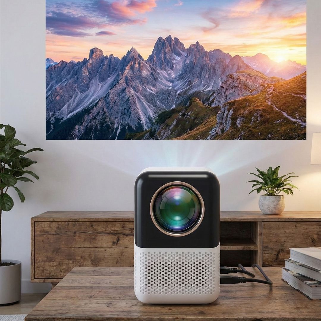 Mini-HD-Heimkinoprojektor - Tragbar