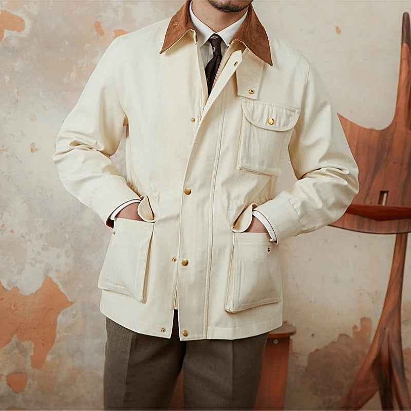 Elegante und warme Strickjacke mit Fischmuster in Oseille