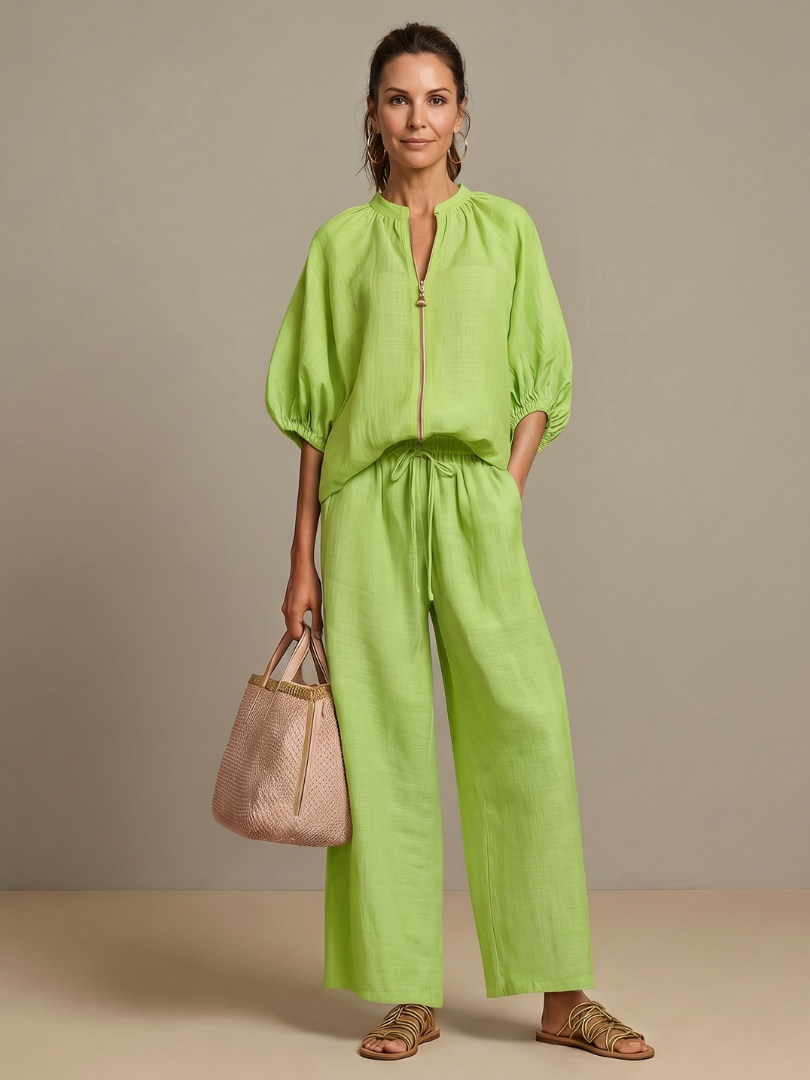 Sabrina | Jacken-Oberteil-Set