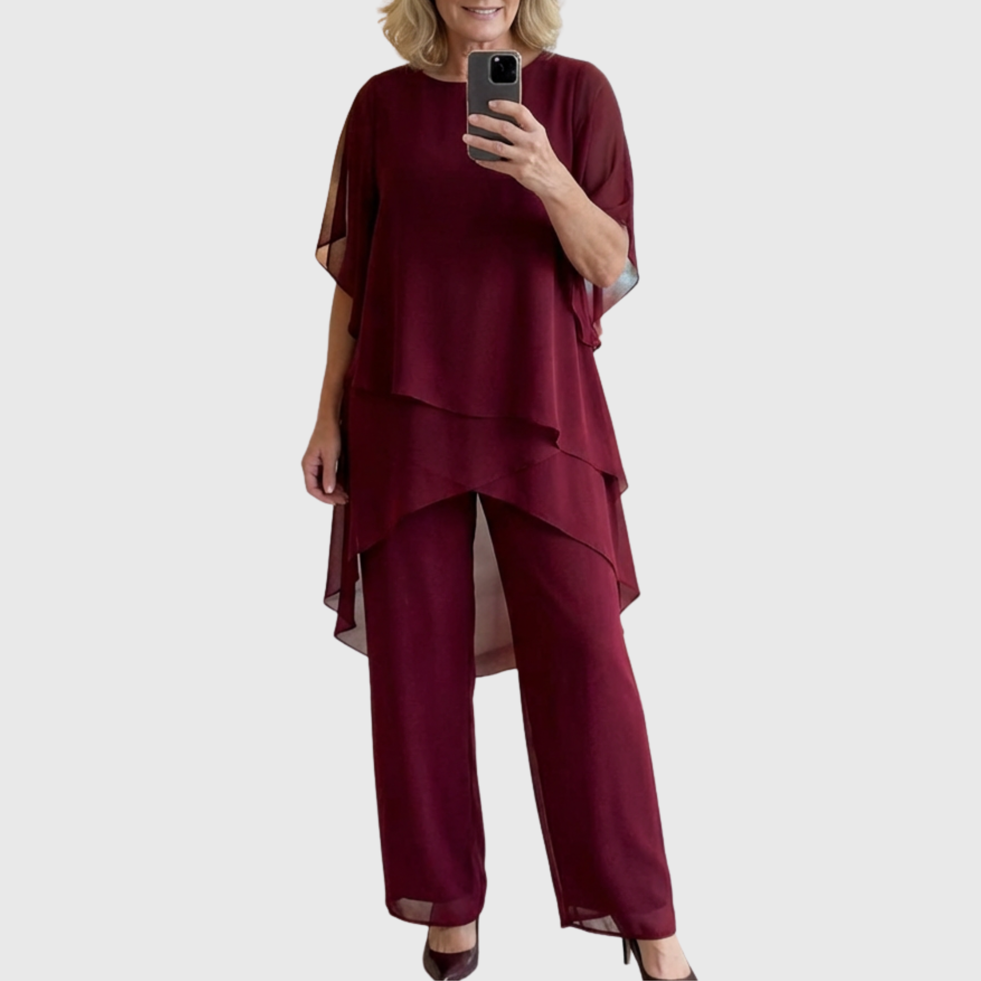 ELARA | Fließendes Palazzo-Set für eleganten Komfort und Stil