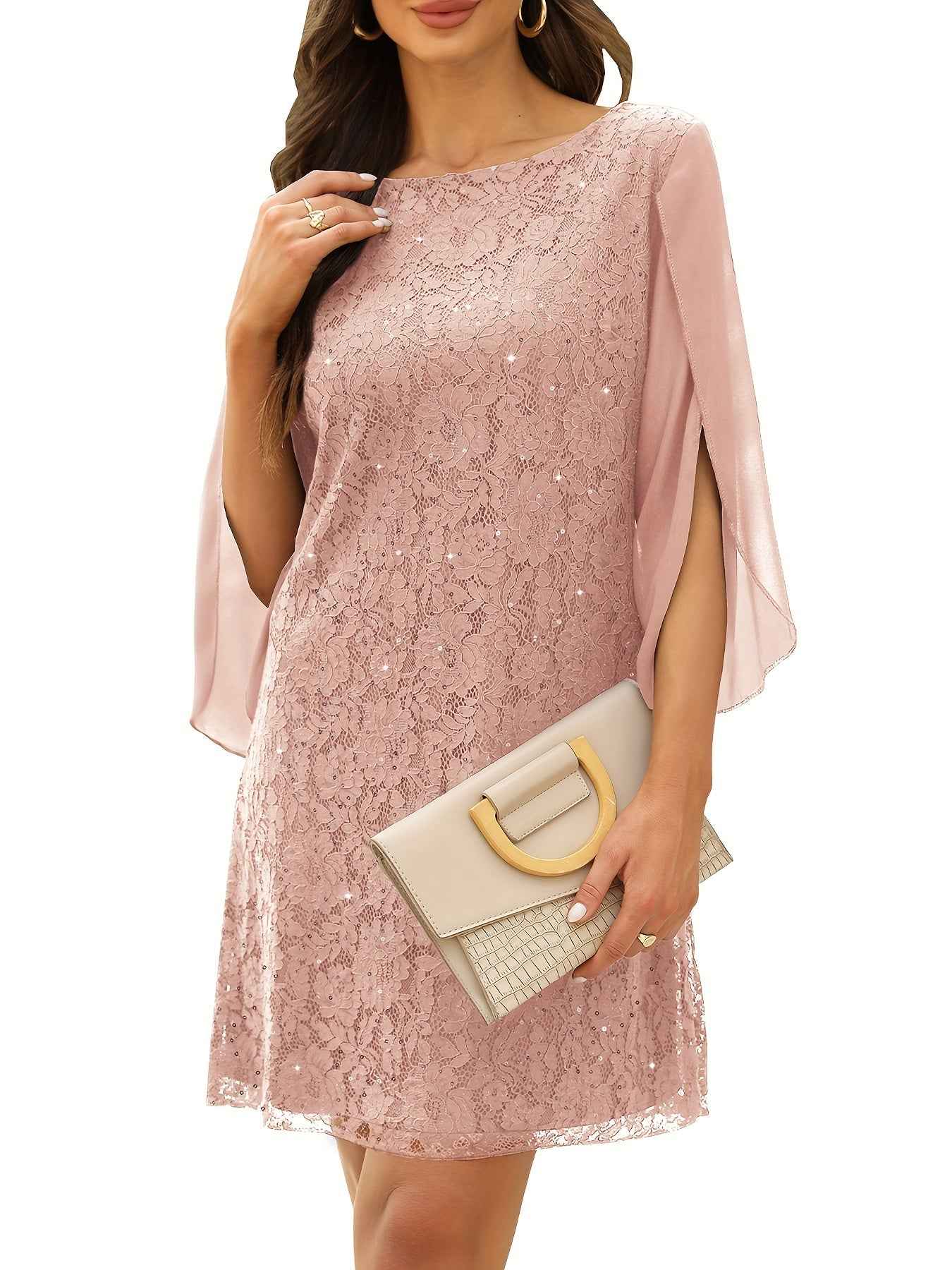 Madeleine – Elegant Lace Midi Dress