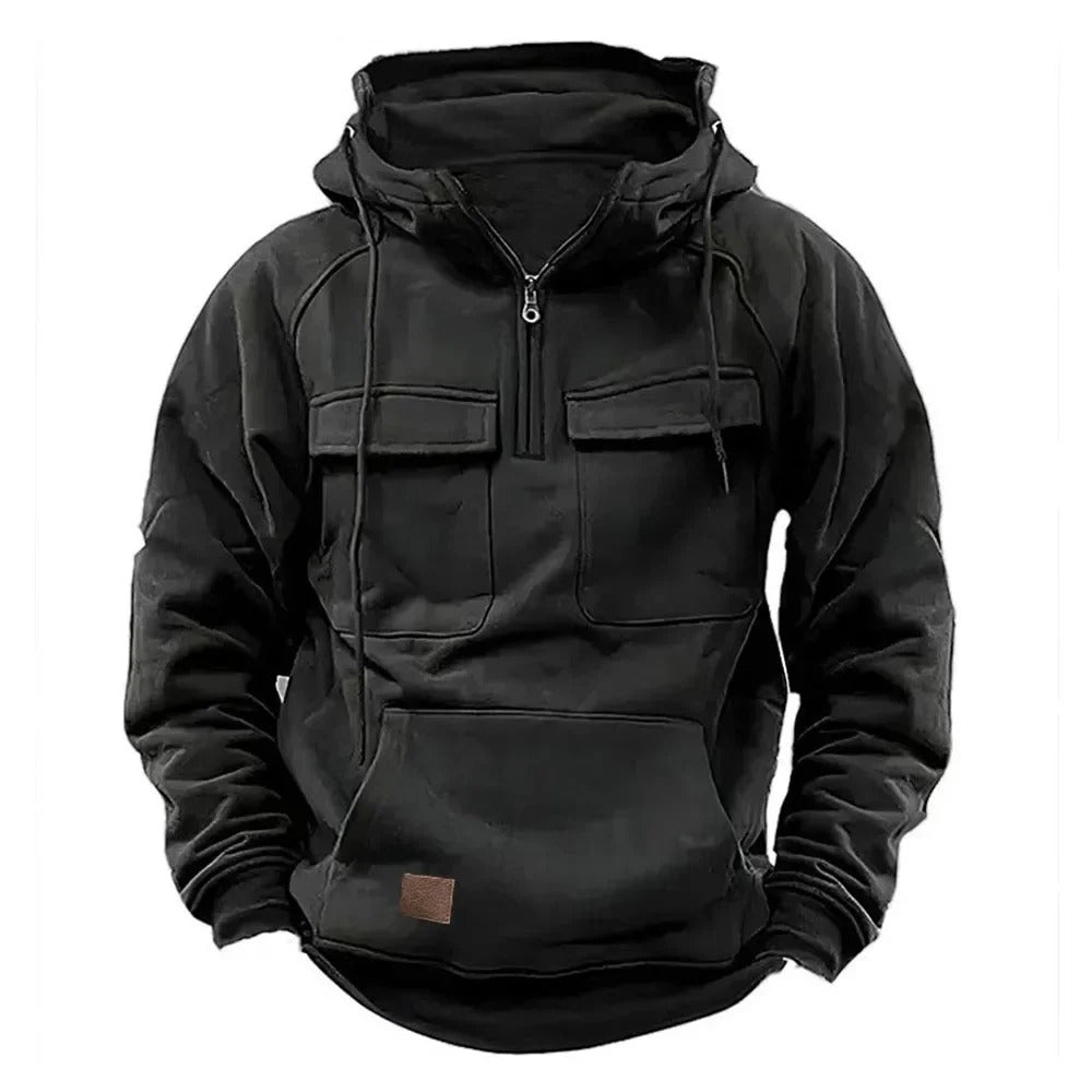 Taktischer Hoodie für Männer, Militär- und Urbanstil Kleidung