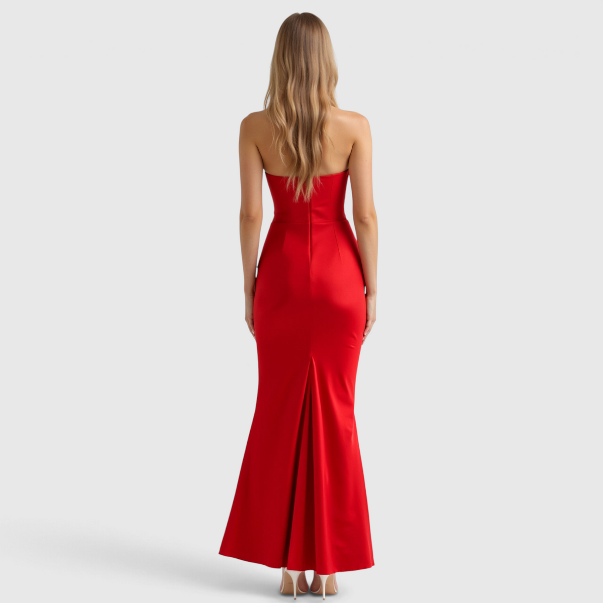 Damen Säulen-Maxikleid - Elegantes Hochzeitsgast-Kleid