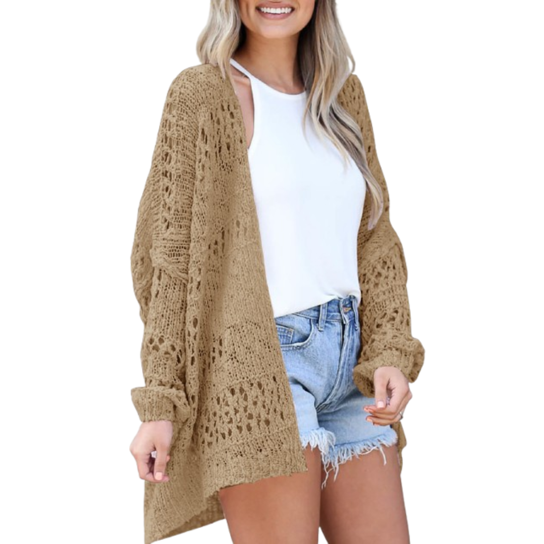 ARIZELA™ Leichter, oversize Boho-Sommercardigan – Mühelos chic und luftig