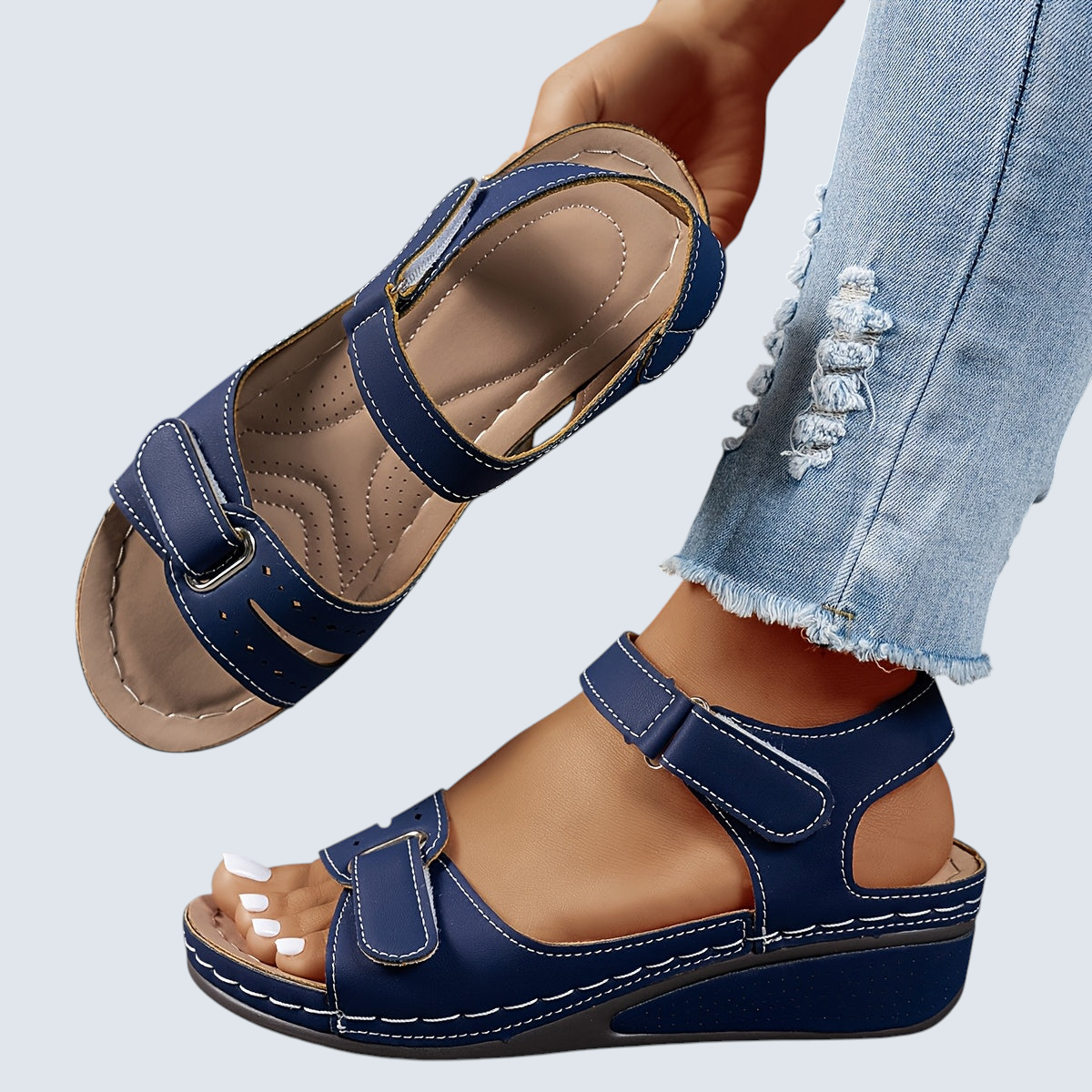 Orthopädische Komfort-Sandalen für Damen - Ganztägige Unterstützung