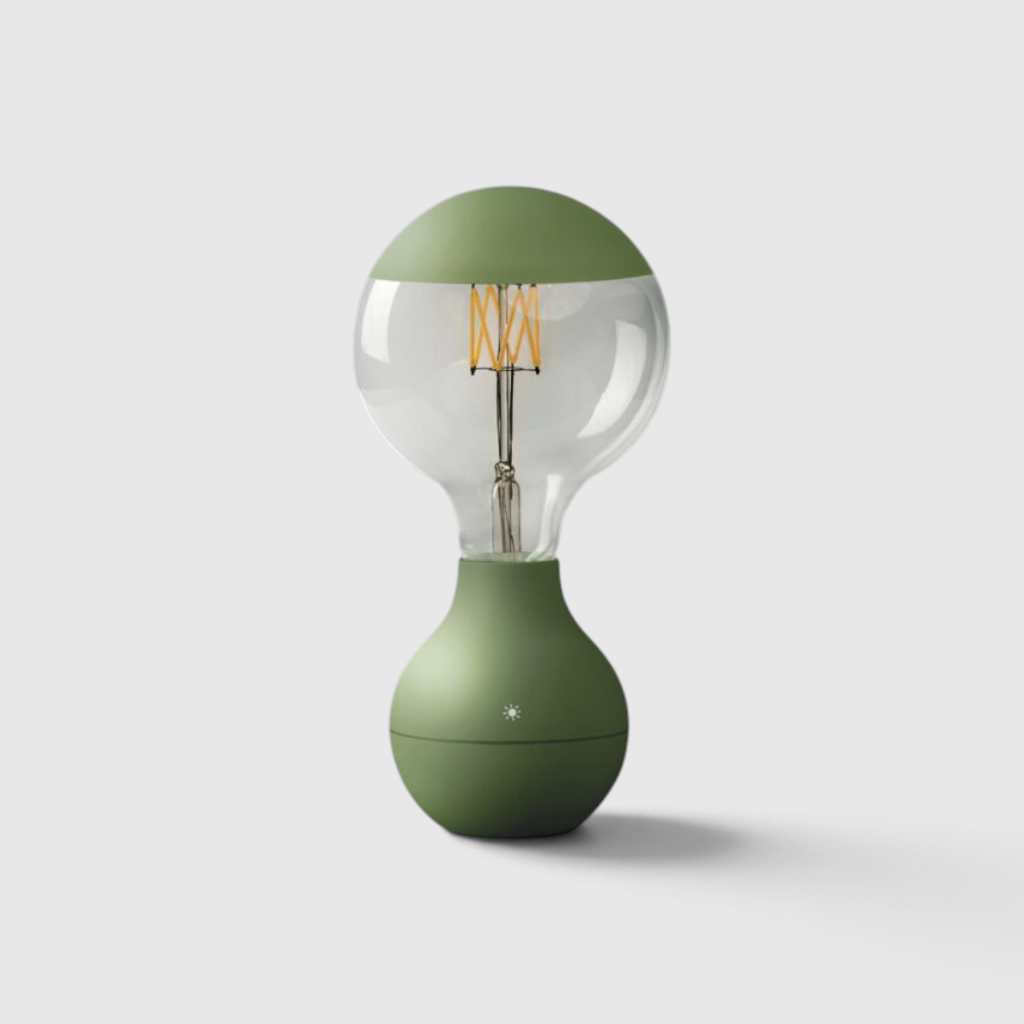 Kabellose Glühfaden-Tischlampe – Wiederaufladbares Ambientelicht mit Touch-Dimmer