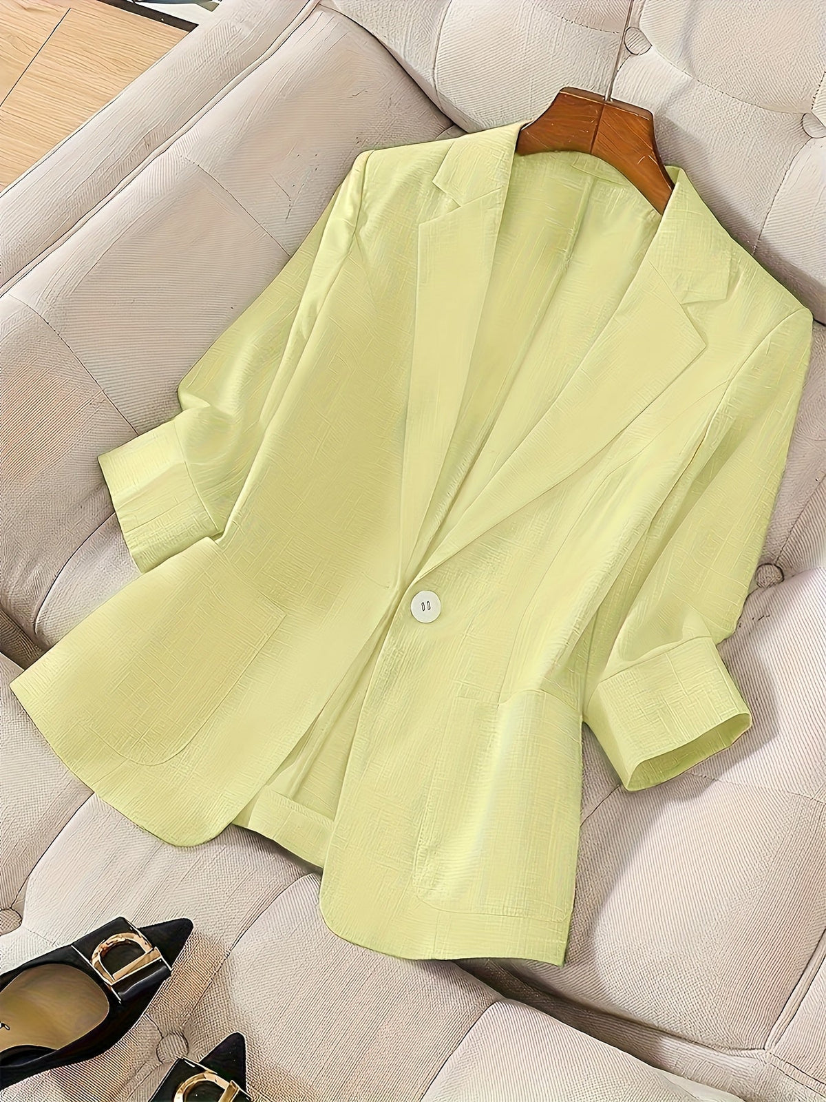 Damen Leichter Einreihiger Blazer