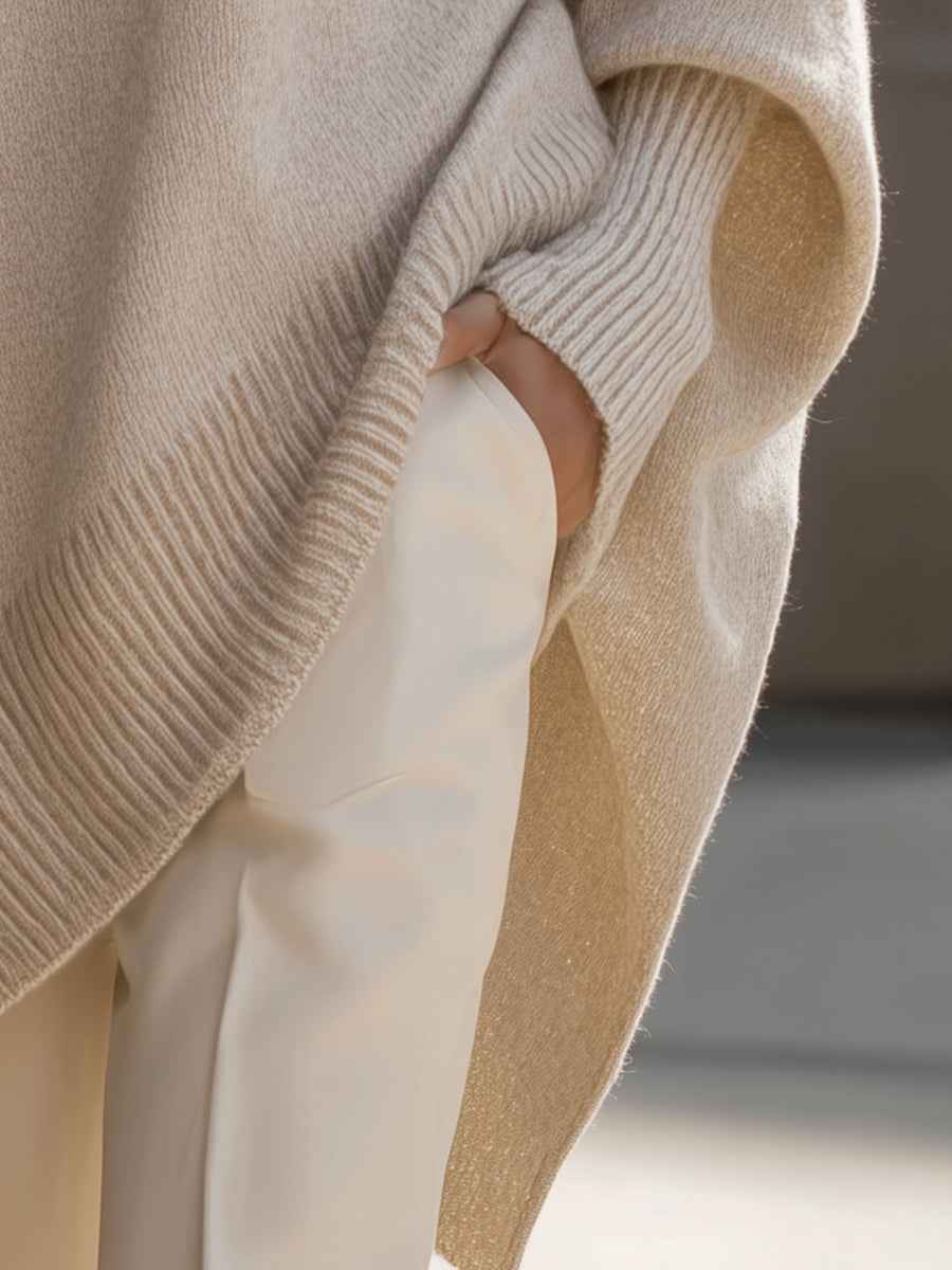Mandy – Oversize-Poncho für stilvolle, mühelose Eleganz