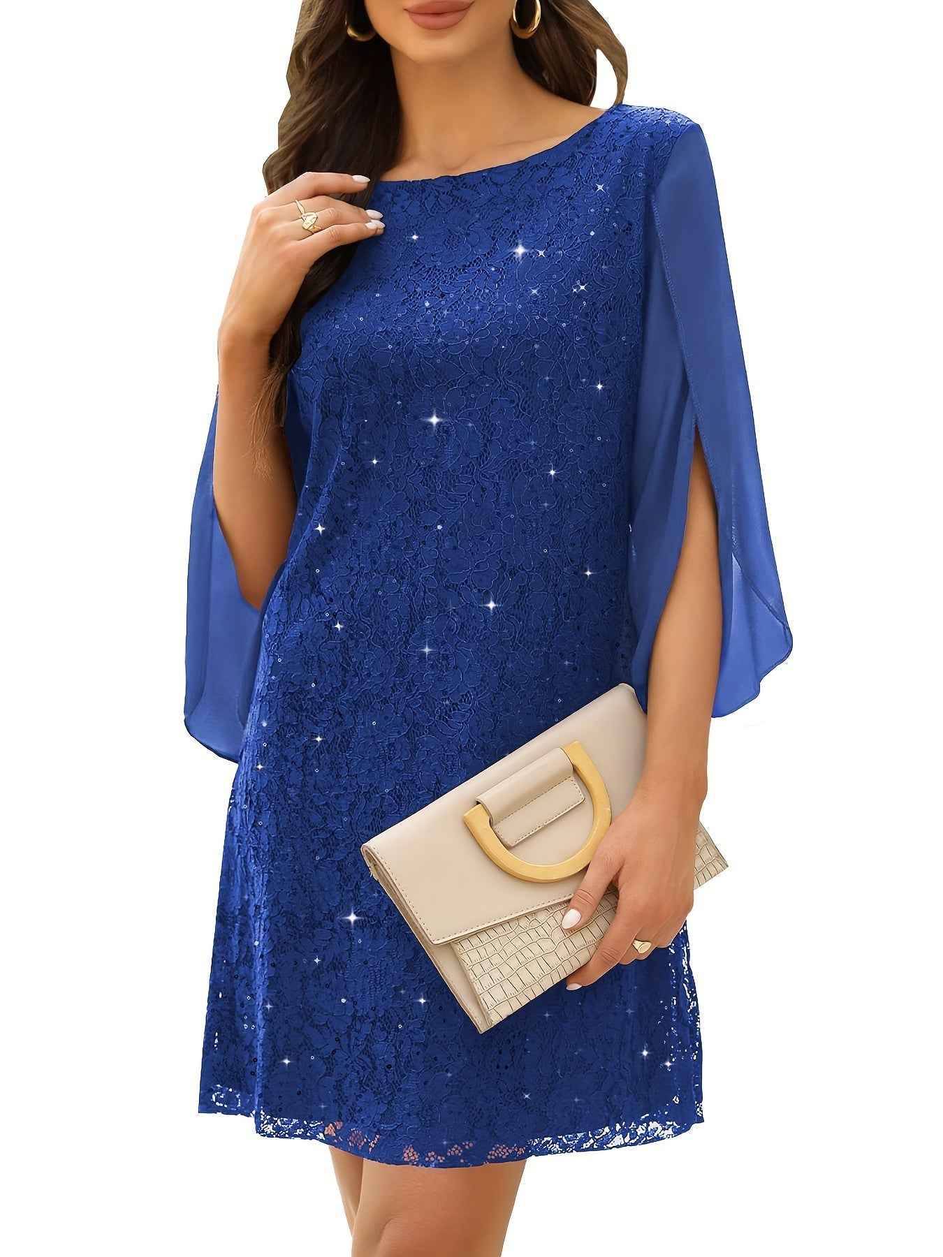 Madeleine – Elegant Lace Midi Dress