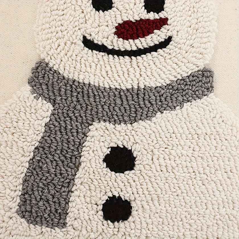 WinterJoy – Klassisches Ferienpudebezug mit lustigem Schneemann- und Rentiermotiv – 1+1 Gratis Angebot