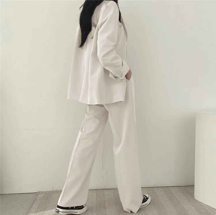 Hailey – Elegantes Damen-Damenkostüm mit langem Blazer