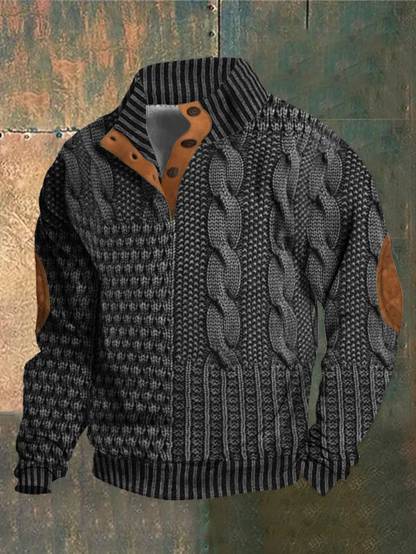 Herren Strickpullover mit stilvollem Muster für maximalen Komfort