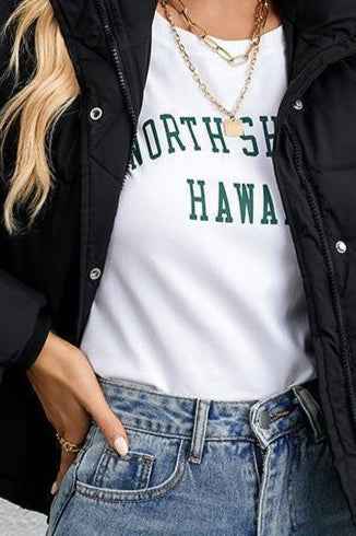 Warme und elegante kurze Daunenjacke mit Stehkragen