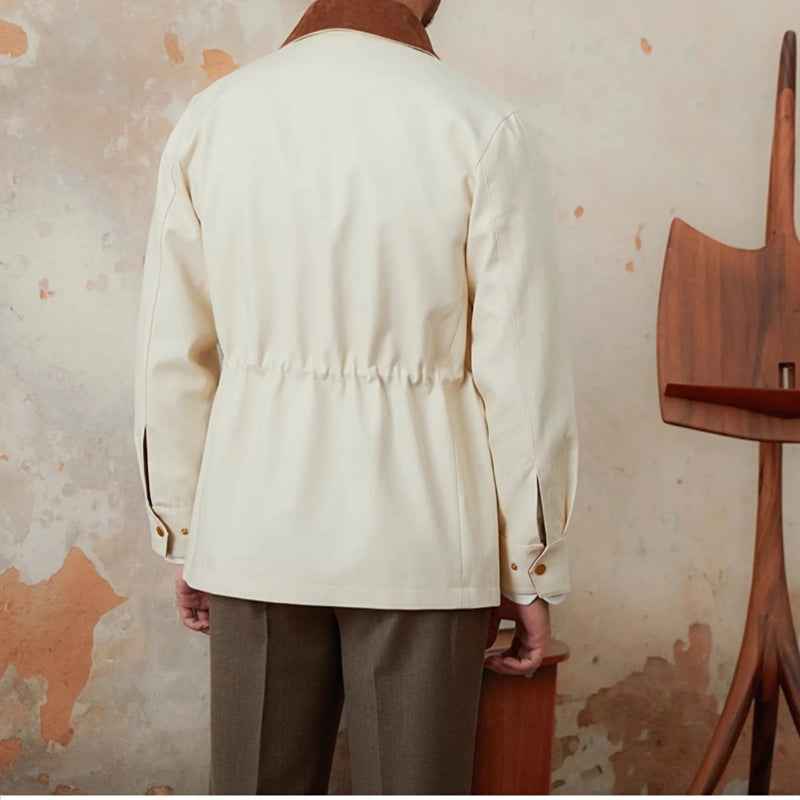 Elegante und warme Strickjacke mit Fischmuster in Oseille