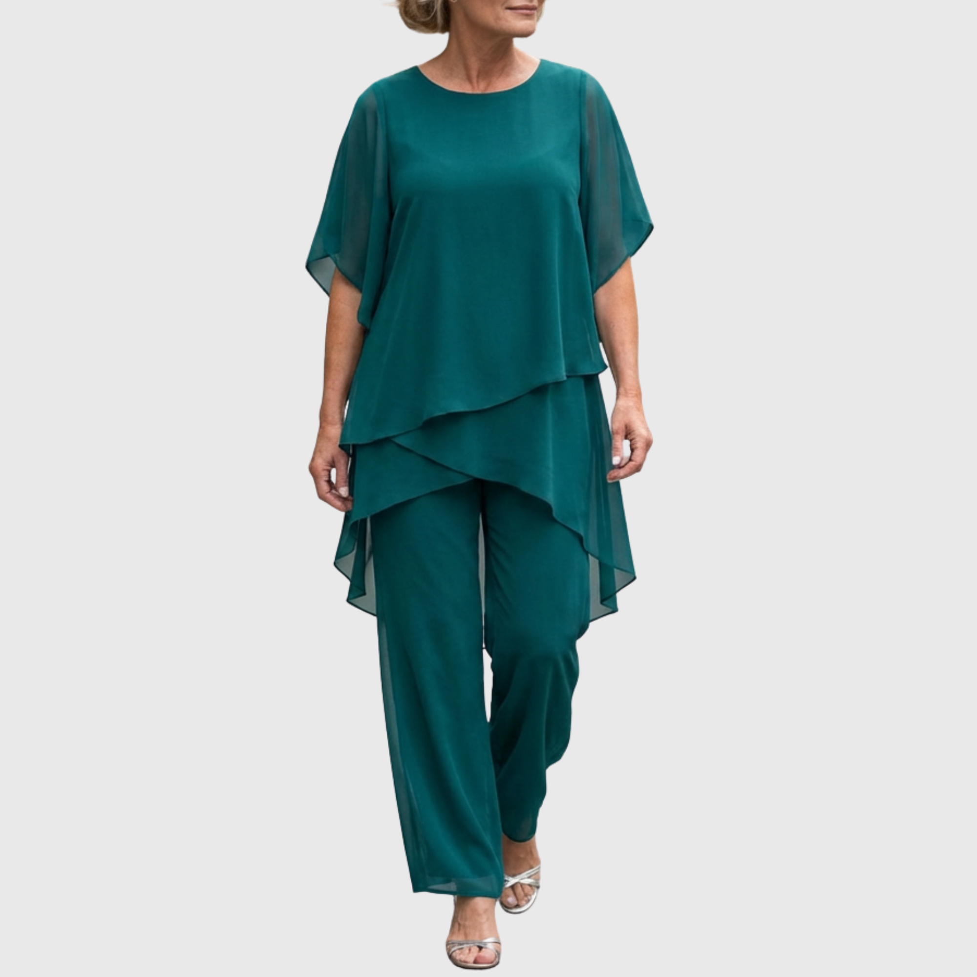 ELARA | Fließendes Palazzo-Set für eleganten Komfort und Stil
