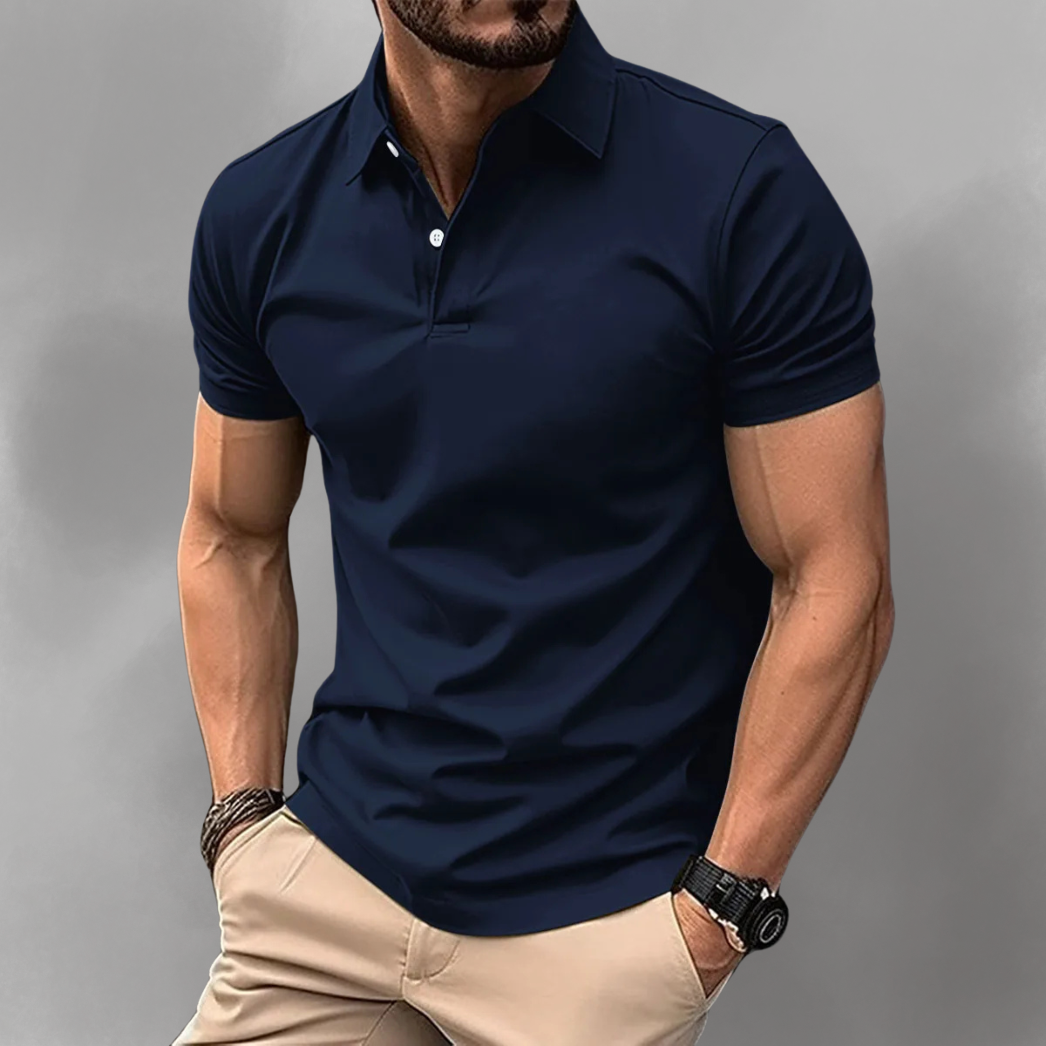 Klassisches Herren-Poloshirt