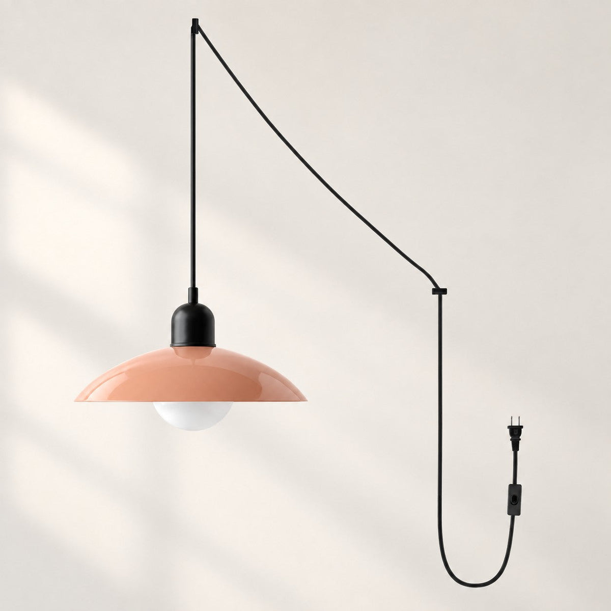 Mid Century Bauhaus Steckerpendelleuchte