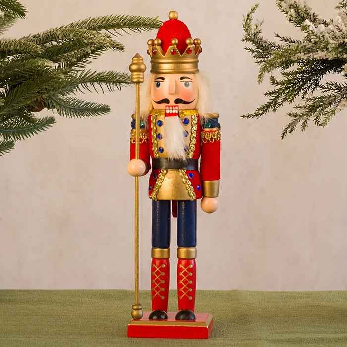 NussknackerJoy - Holz Nussknacker Soldatenfigur für zeitlose Weihnachtsstimmung