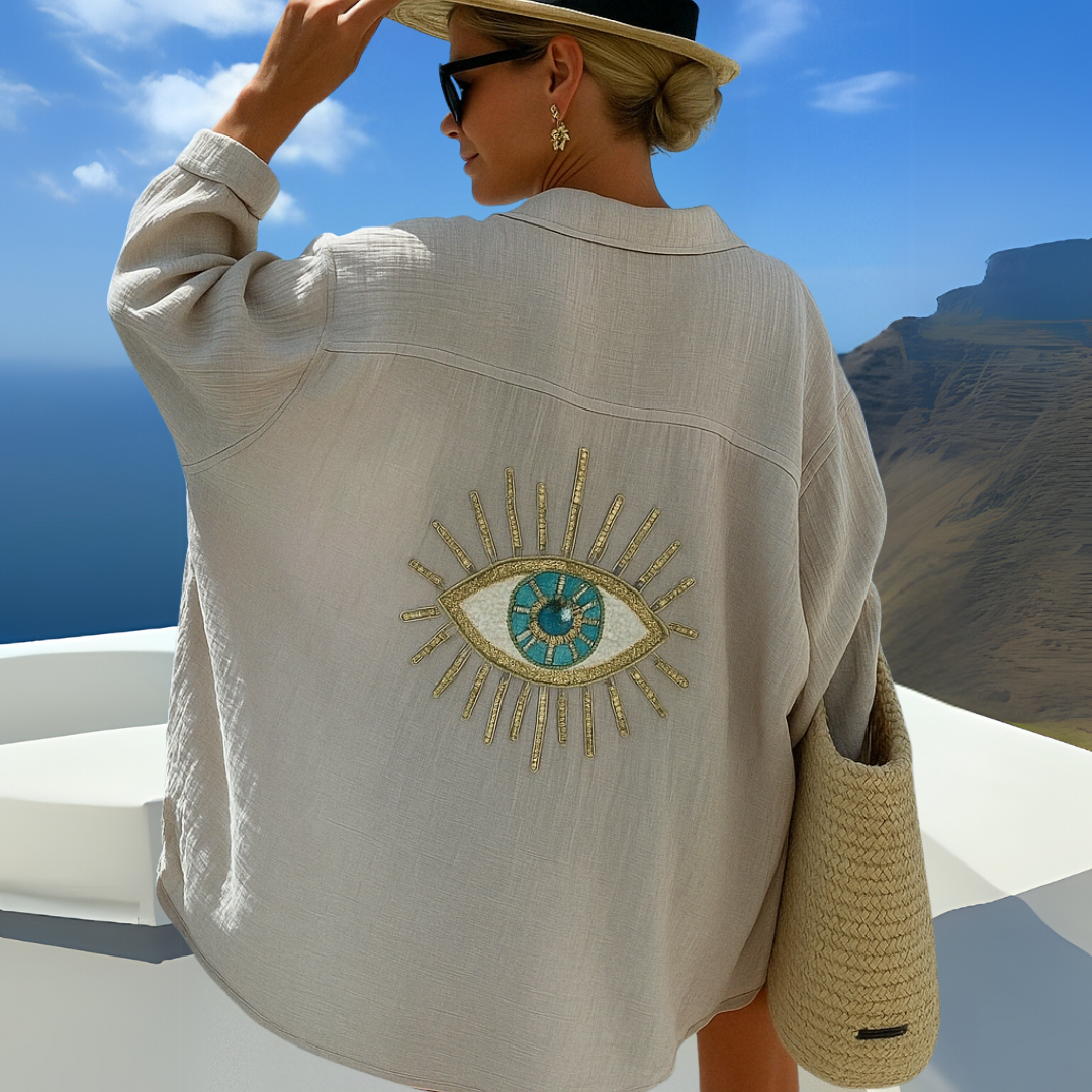 Alonika – Besticktes Oversize-Hemd 3