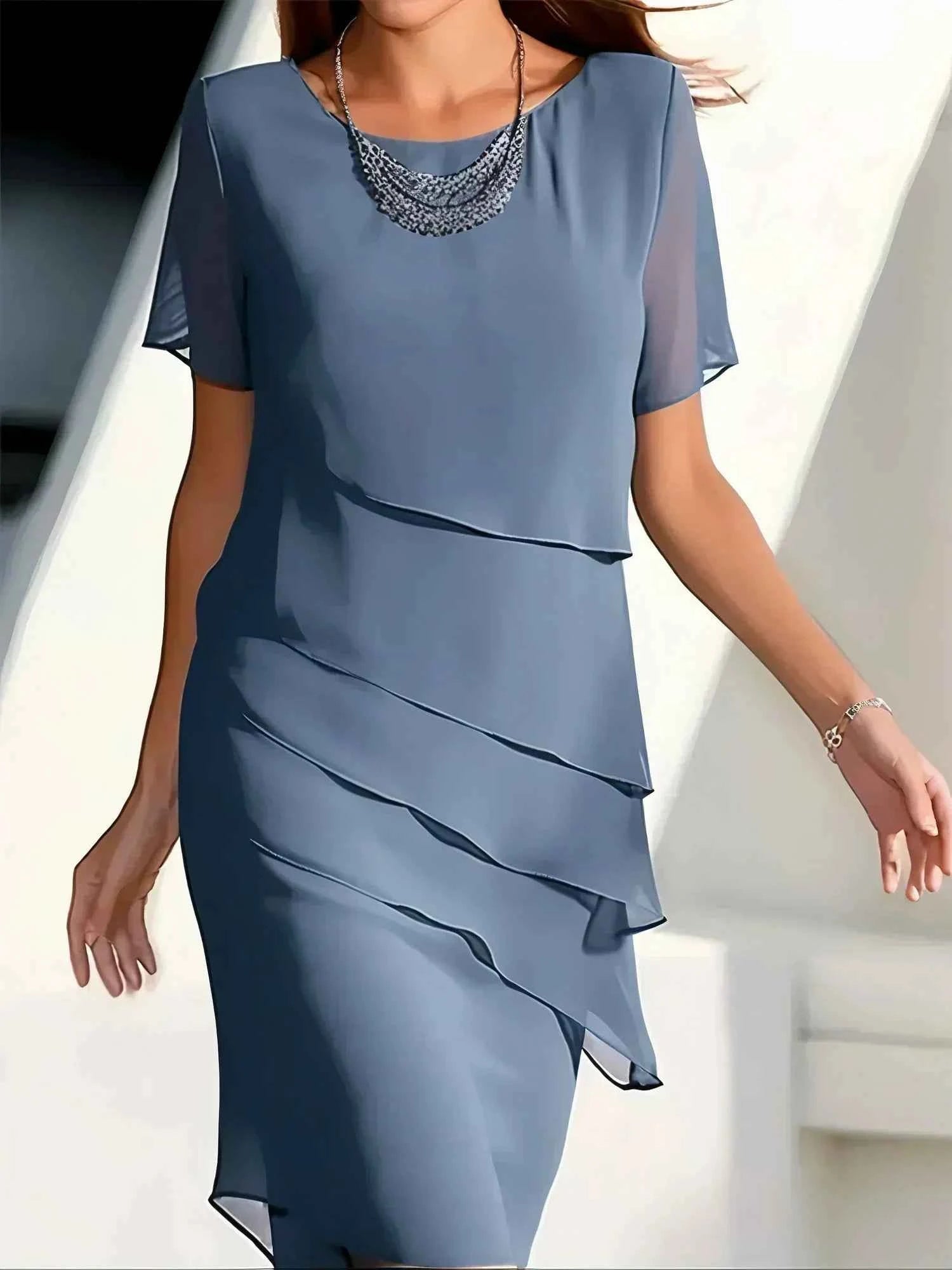 Fiora – Chic Bauchbedeckungskleid für einen schmeichelhaften, mühelosen Look