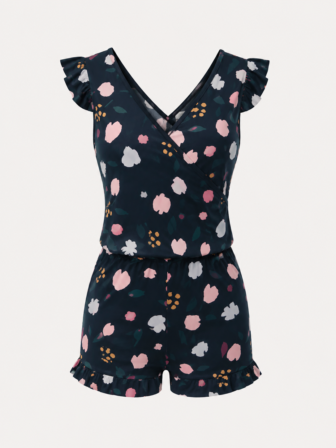 Maillot de bain à volants avec soutien-gorge
