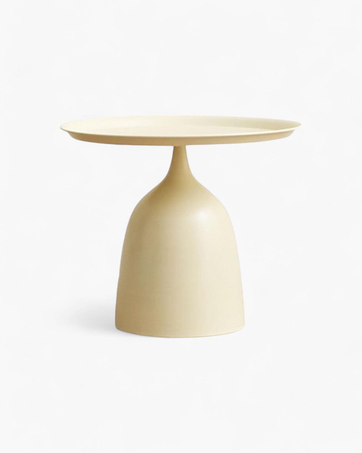 Beistelltisch Rund Aus Holz Mit Minimalistischem Design