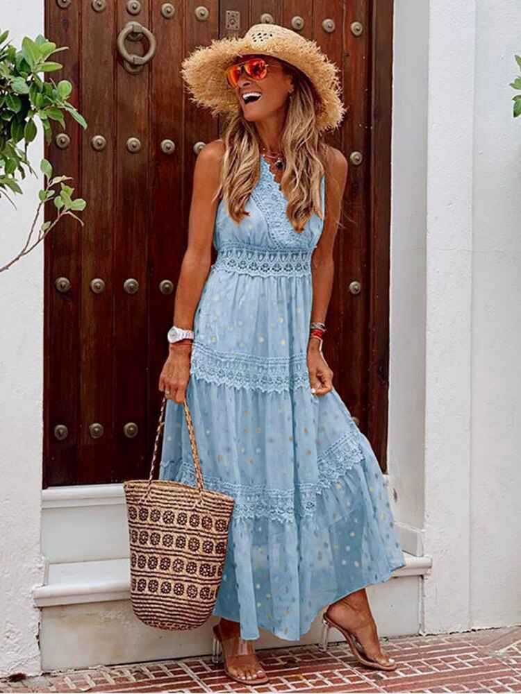 Joanna | Boho Maxi-Kleid