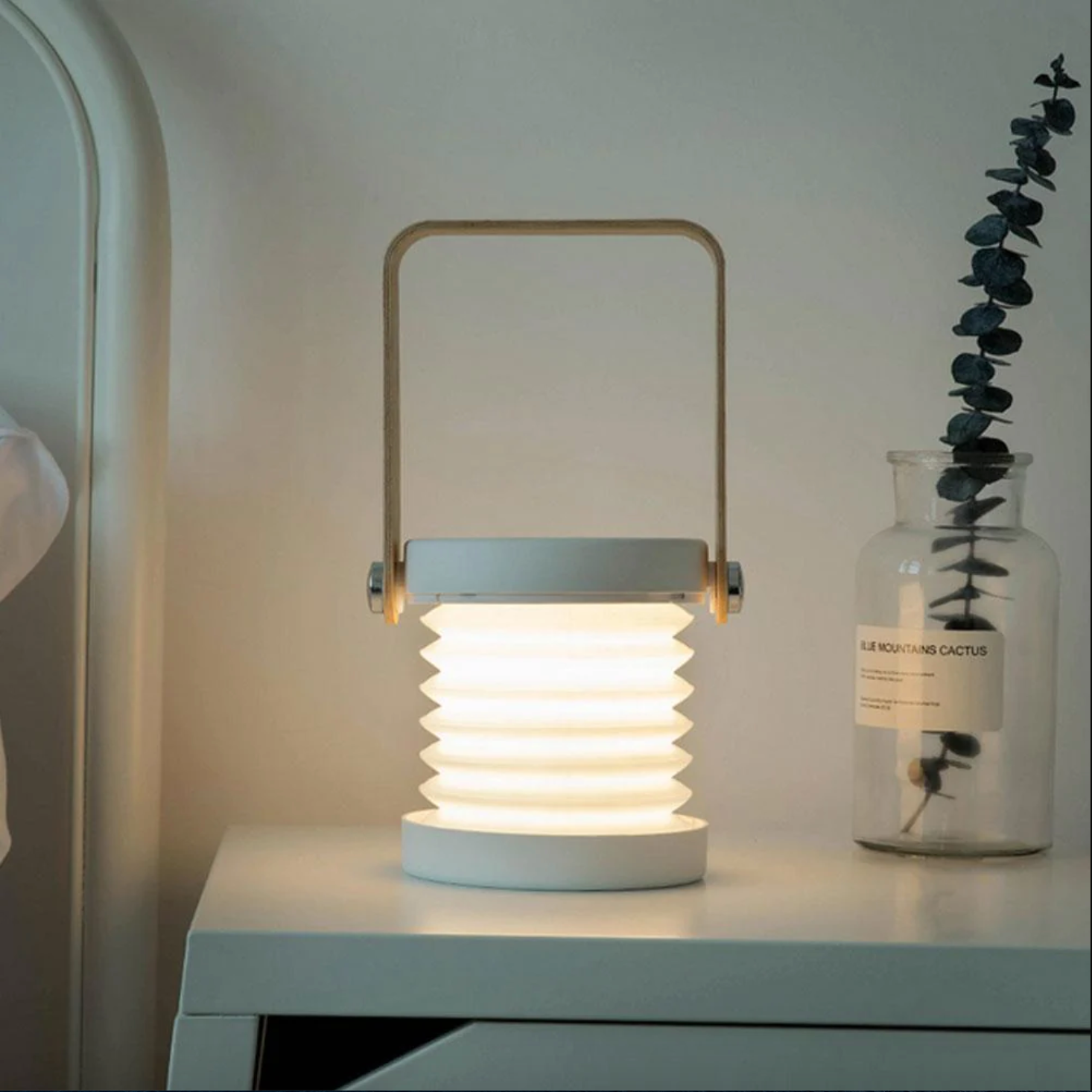 Taktile LED Nachtlampe mit Dimmer, tragbar und wiederaufladbar per USB