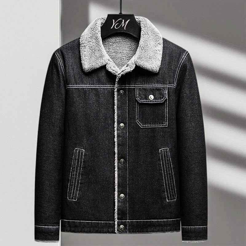 Calvin Denim Sherpa Jacke